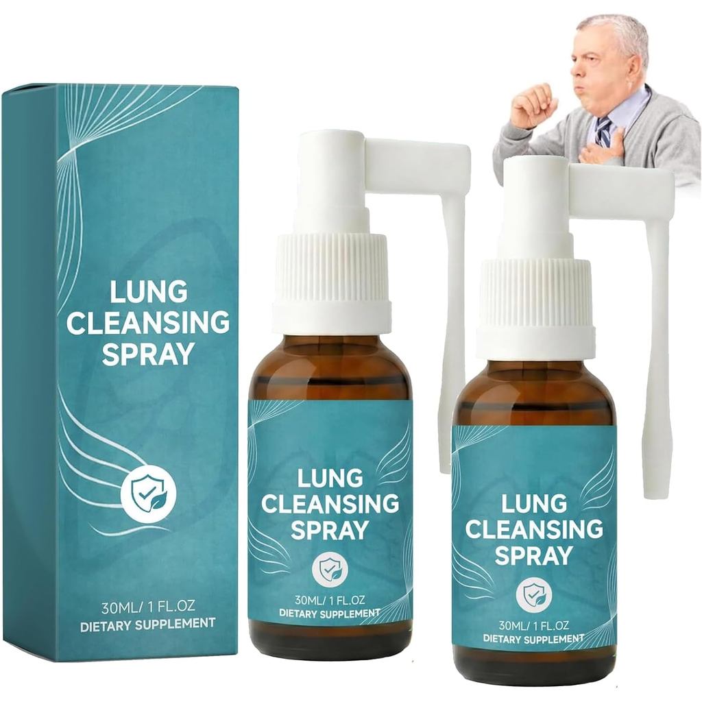 VelvaflowLungSpray, VelvaflowLungSpray, Suporte e Limpeza Pulmonar Potentes (2 unidades) (VelvaflowLungSpray, VelvaflowL