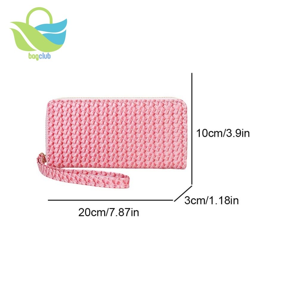 Bolsa Feminina De Couro PU Com Zíper E Pulseira Para Coquetel De Casamento [Bagclub.br]