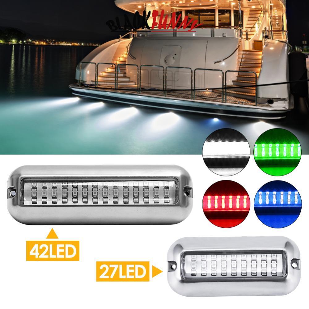 BLACKFUNNY 1Pc 27/42 LED Iate Luz Subaquática De Navegação Para Caminhão Barco Popa Âncora Marinho Vela Sinal Acessórios
