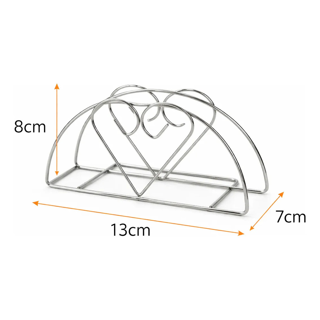 Porta Papel Guardanapo Metal Cromado — imagem 2 de 2