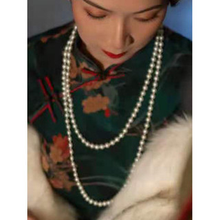 Combinando Cheongsam pérola colar jóias novo estilo chinês colar de comprimento médio senhoras Multi-camadas camisola co