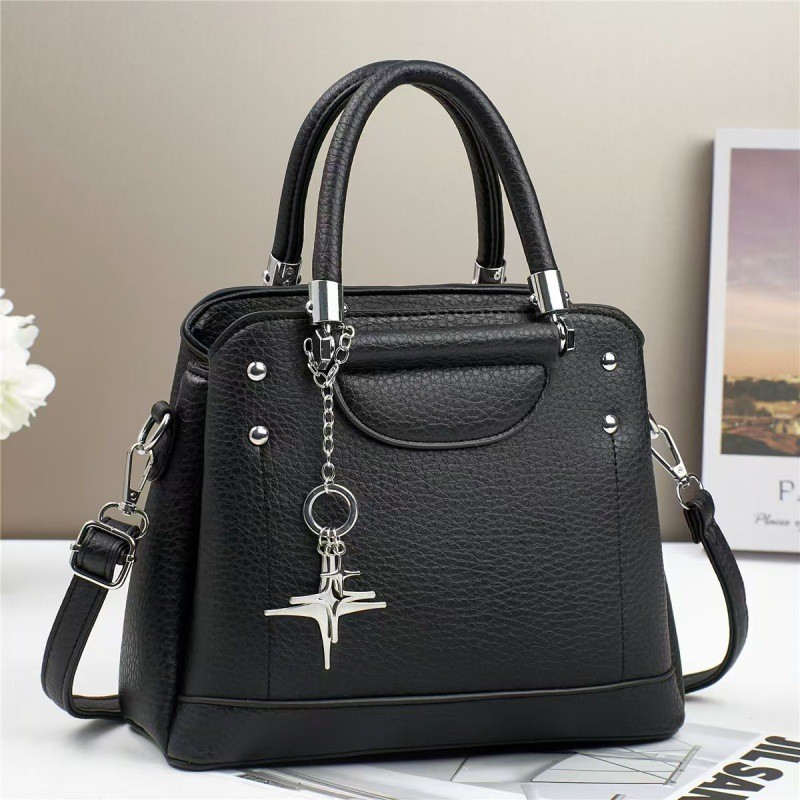 Novo estilo de costura balde saco All-Match bolsa na moda de um ombro atmosférico Cross-corpo grande capacidade mãe saco