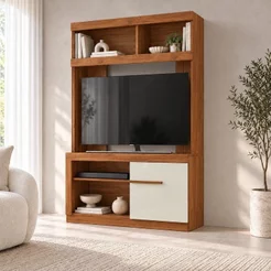 Estante para TV e Home Theater até 49 Polegadas 120,1 x 180cm 1 Porta