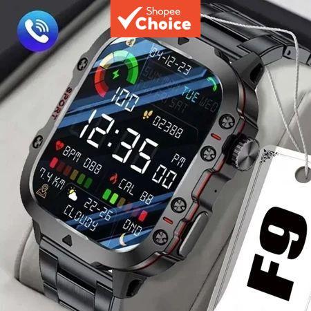 Smartwatch F9 2025 com Bluetooth, relógio esportivo e monitor cardíaco