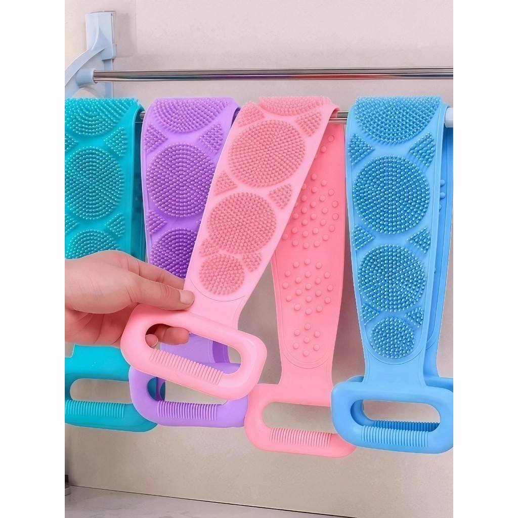 Tiras de Banho de Silicone Esfoliante de Corpo Prática