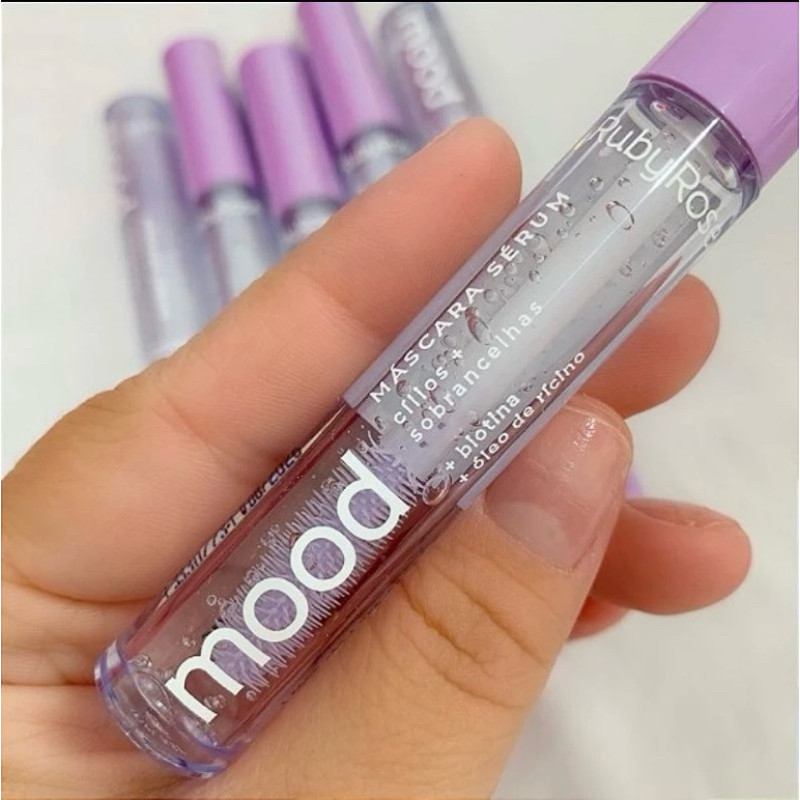 Máscara de Cílios e Sobrancelhas Sérum Efeito Natural e Hidratante Feels Mood Ruby Rose 3.8ml em Oferta na Shopee
