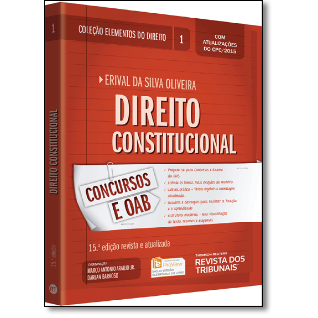Direito Constitucional - Vol.1 - Coleção Elementos do Direito
