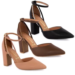 Sandália Vizzano Sapato Scarpin Salto Alto Social 1285-449