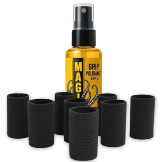 Kit Profissional Grip Spray 60ml e Dedeiras 10 UnidadesPole  Dance