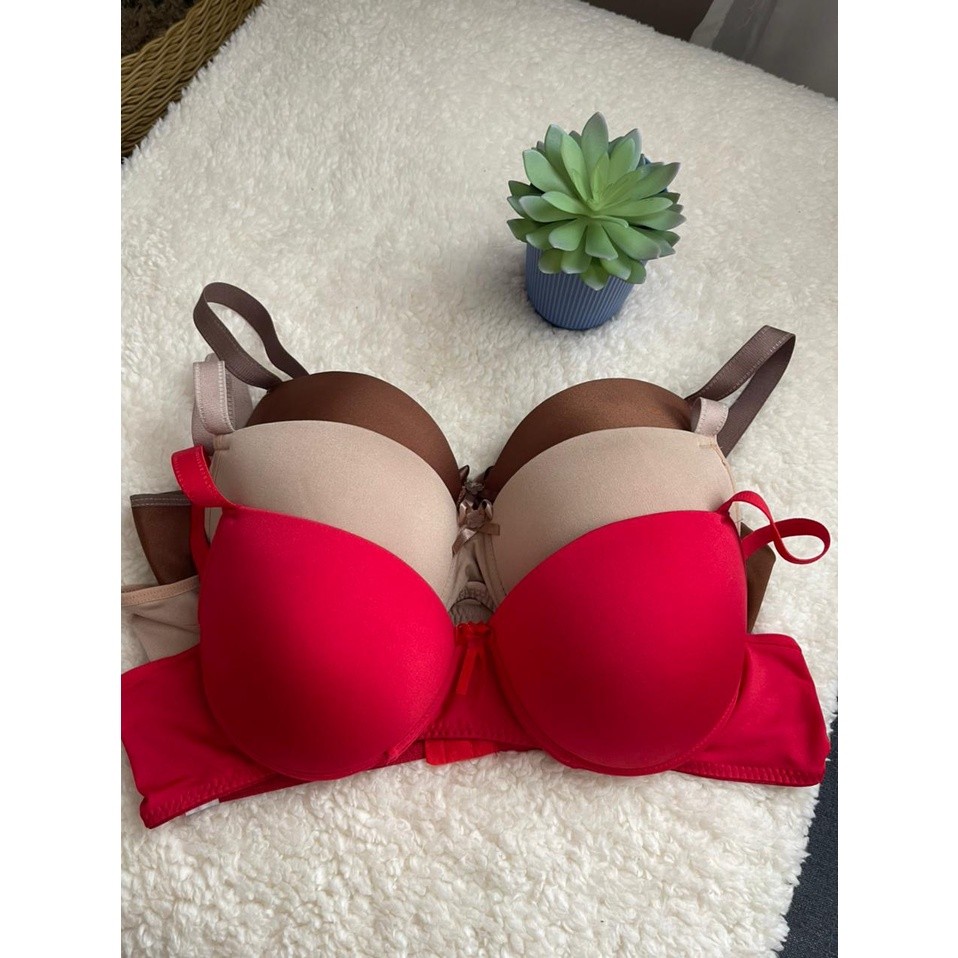 Sutiã Plus Size Com Bojo  Soutien Reforçado com Alças Largas  Lingerie Super Confortável St009