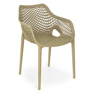 Cadeira de Jantar Design Suits com Braço Empilhável em Polipropileno em Oferta na Shopee