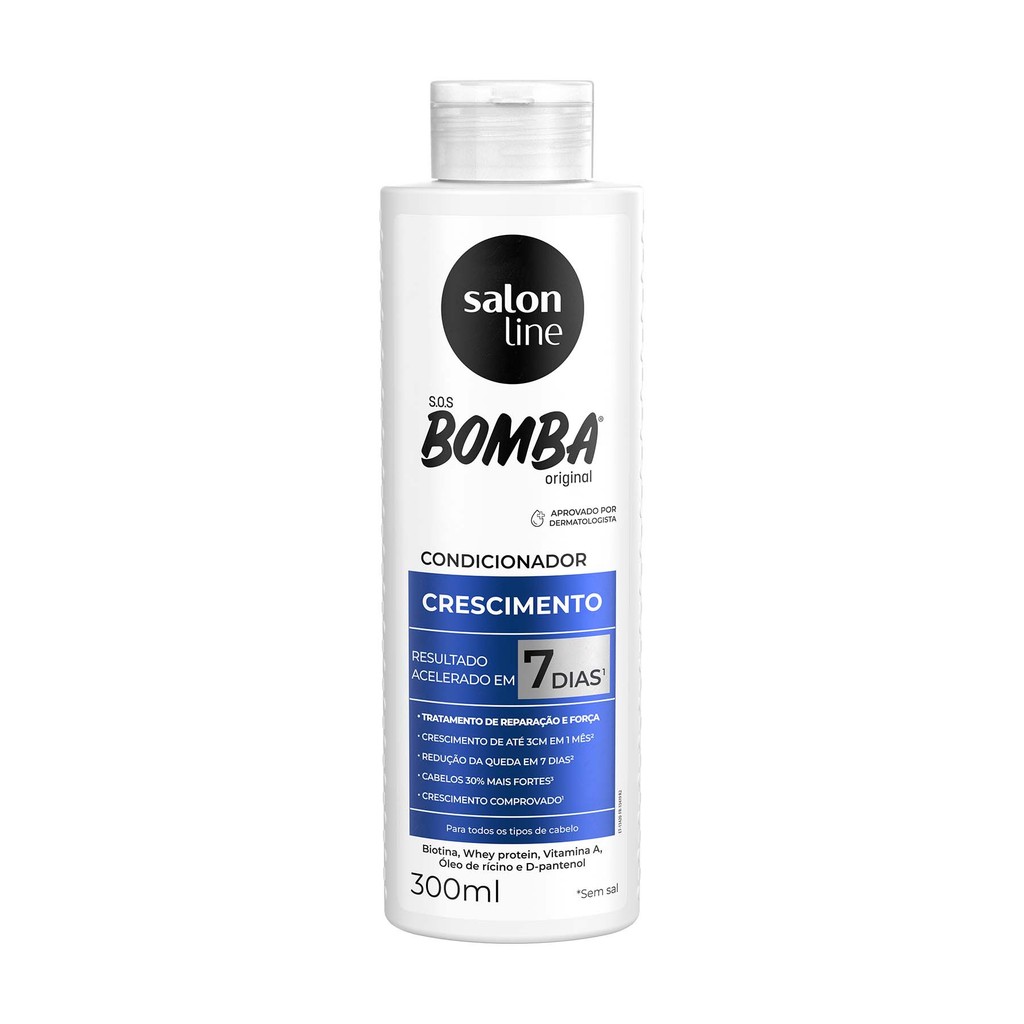 Condicionador SOS Bomba Original Salon Line 300ml em Oferta na Shopee