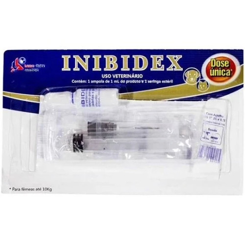 Inibidex Inibidor De Cio Cartela | Cadelas E Gatas em Oferta na Shopee