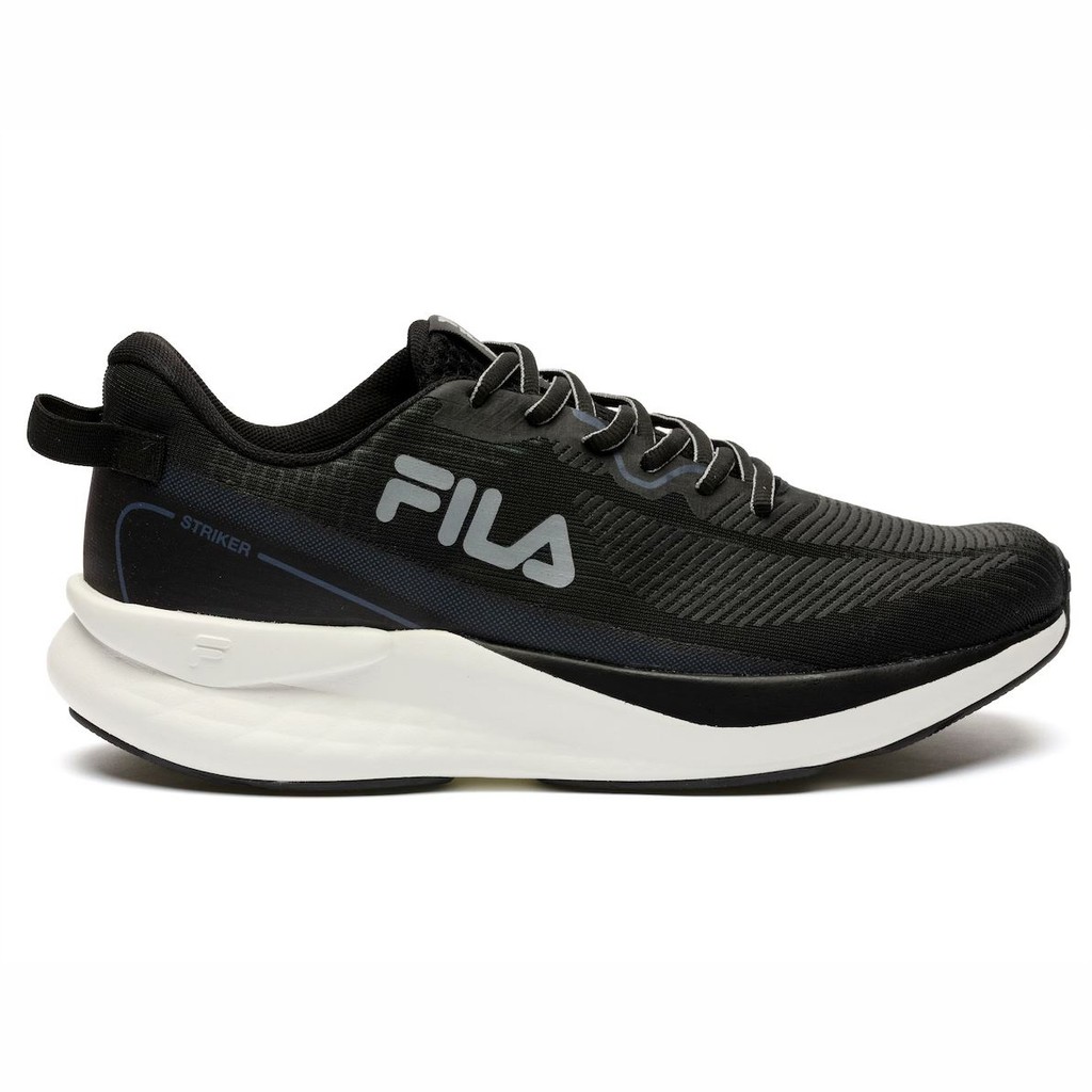 Tênis Fila Striker Masculino Preto Azul Academia Treino