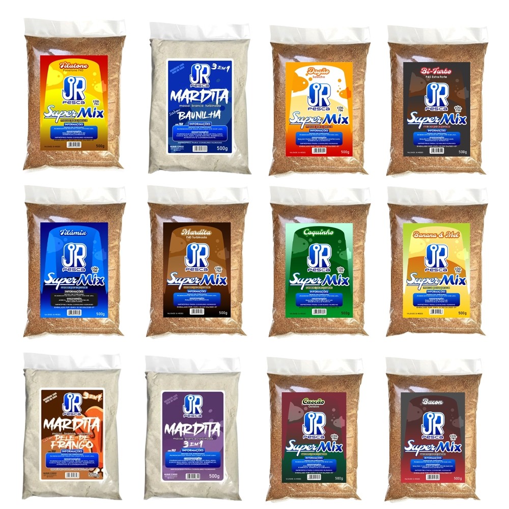 Massa Em Pó Para Pesca 500gr - Jr Pesca em Oferta na Shopee