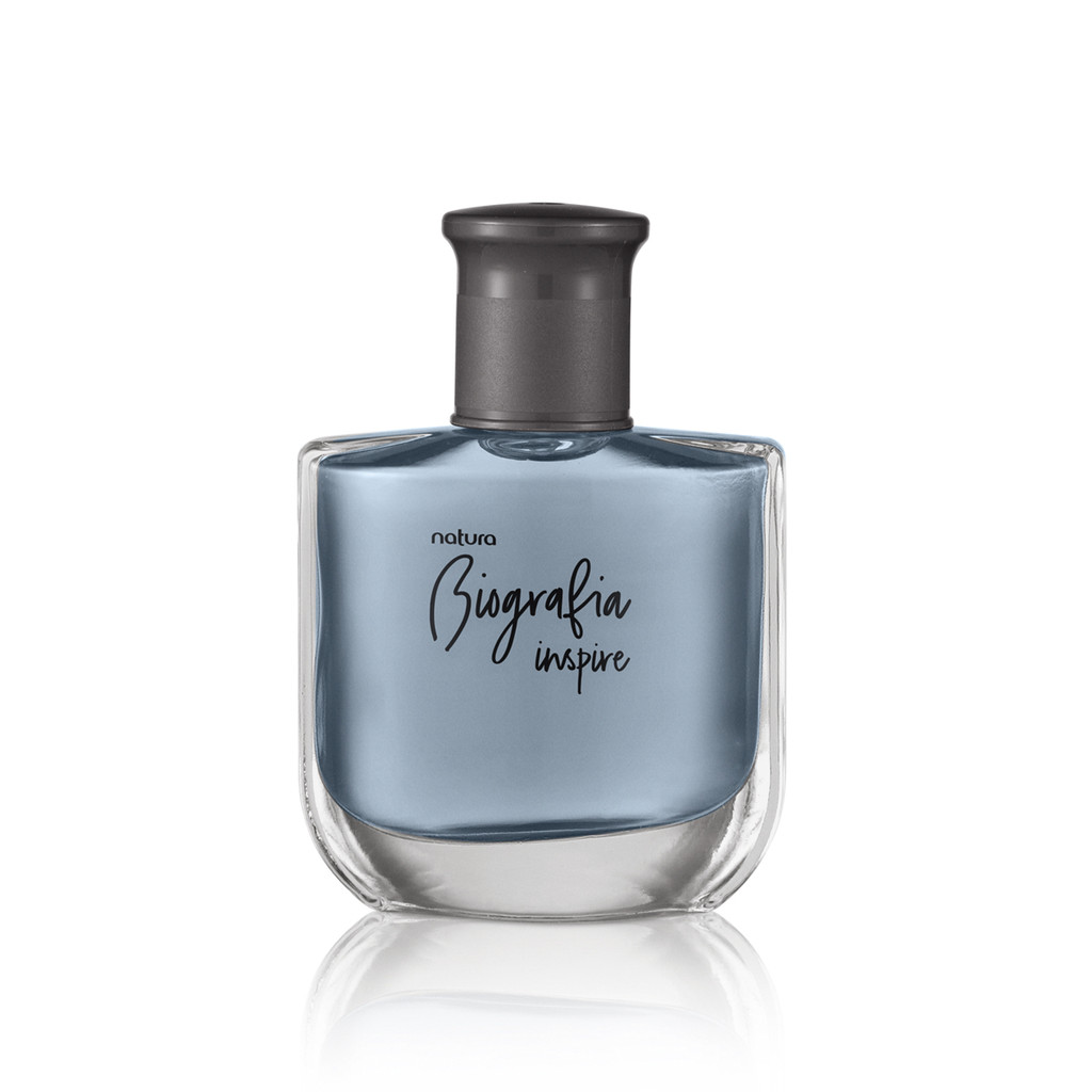 Perfume Natura Miniatura de bolsa cheiroso para homem Biografia Inspire Masculino Miniatura 25 Ml