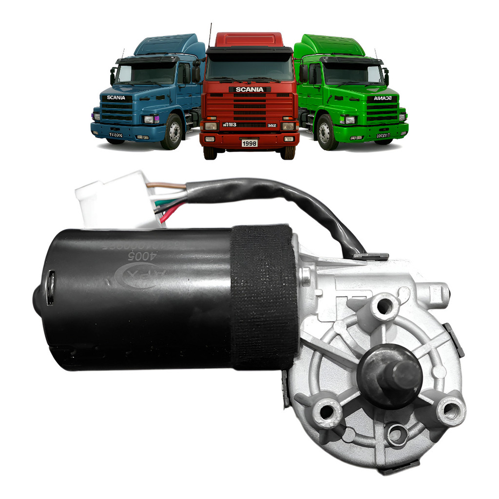 Motor Limpador Parabrisa Caminhao Scania Serie 3 112 113 142