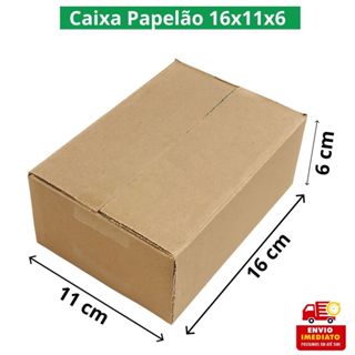 Caixa Papelão 16x11x6 Correio Sedex Pac Pacote Com 50 Unidades em Oferta na Shopee