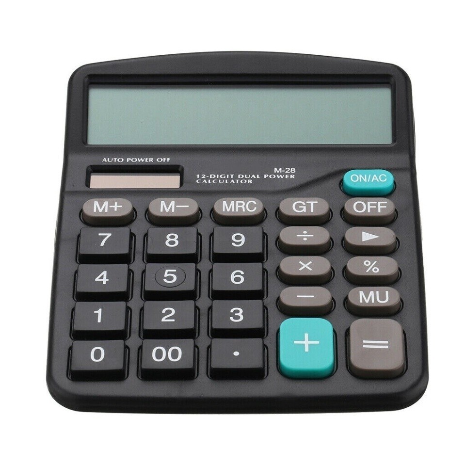 Calculadora Eletrônica Digital Com 12 Dígitos Preto KENZO SEVEN em Oferta na Shopee