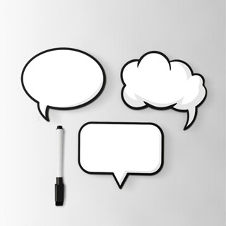 Ímãs De Geladeira, Lembretes Magnéticos Em Forma de Balões Anotações Com Caneta em Oferta na Shopee