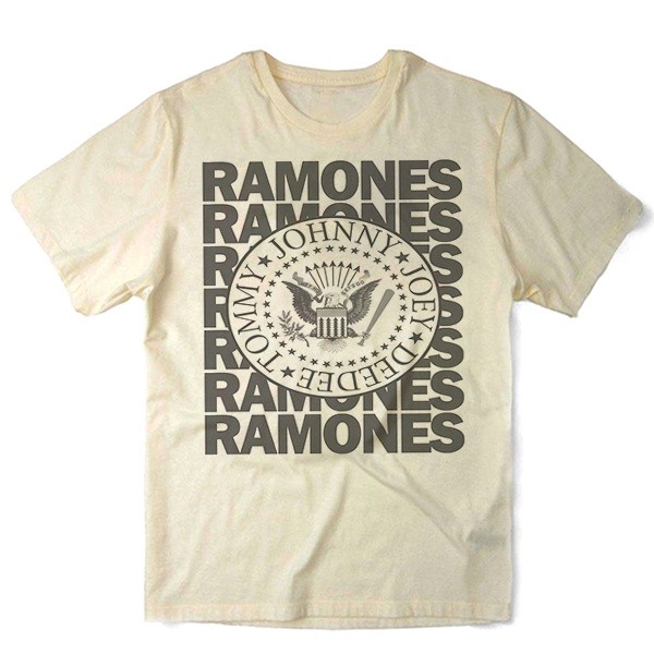 Camiseta Algodao Ramones Banda de Punk Rock Bandas Musica Classico Grunge Camisa Blusa Unissex Nervous