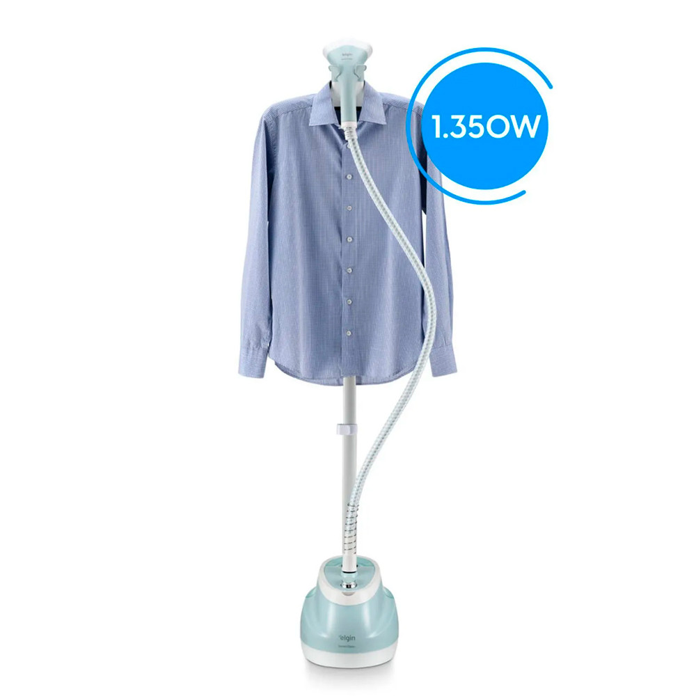 Passadeira de Roupa Vertical Elgin Steamer 1350w 127v em Oferta na Shopee