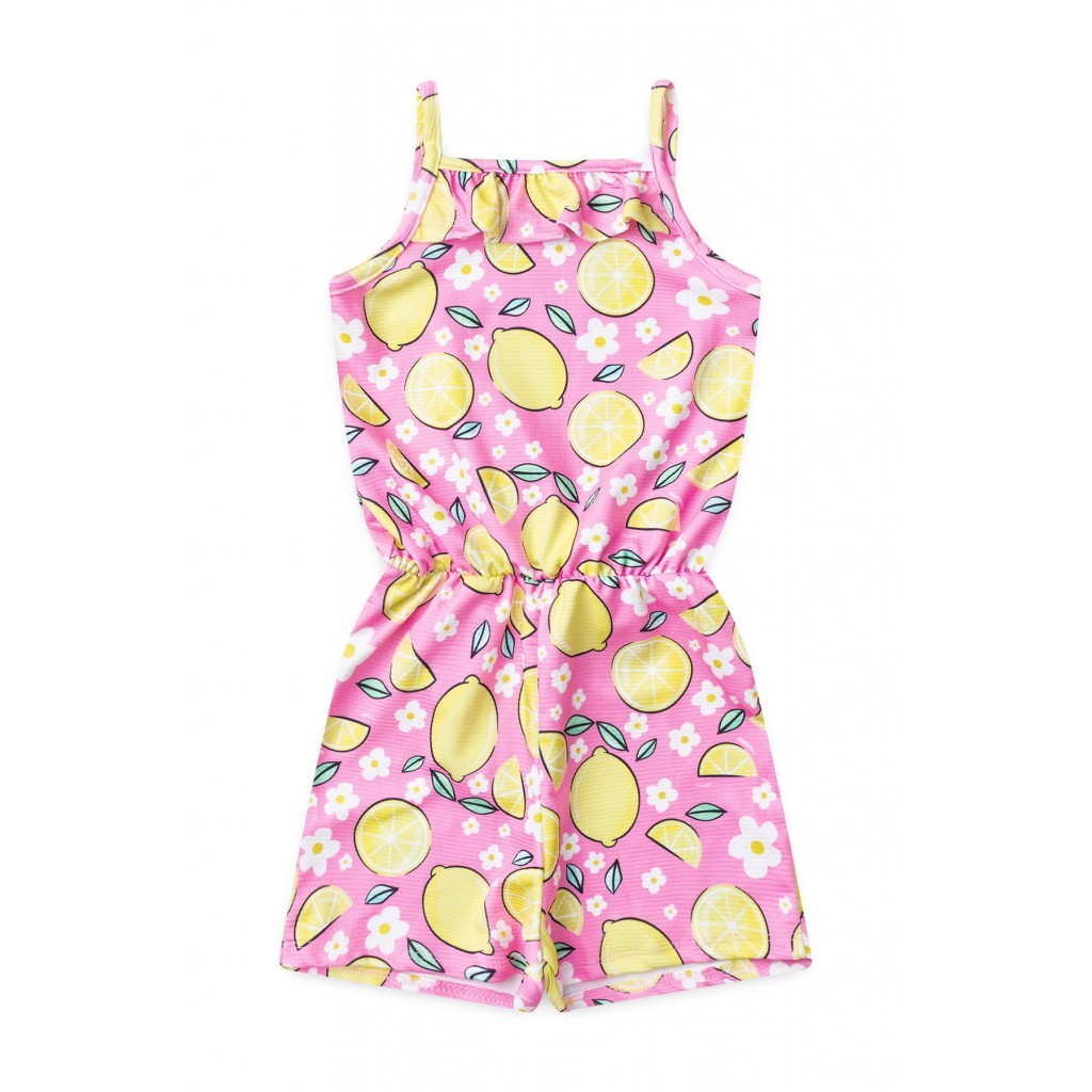 Macaquinho Feminino Infantil Feira Do Limãozinho