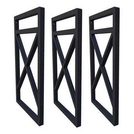 Suporte De Prateleira Estilo Industrial Kit Três Peças 20x37 ou 15x37 em Oferta na Shopee