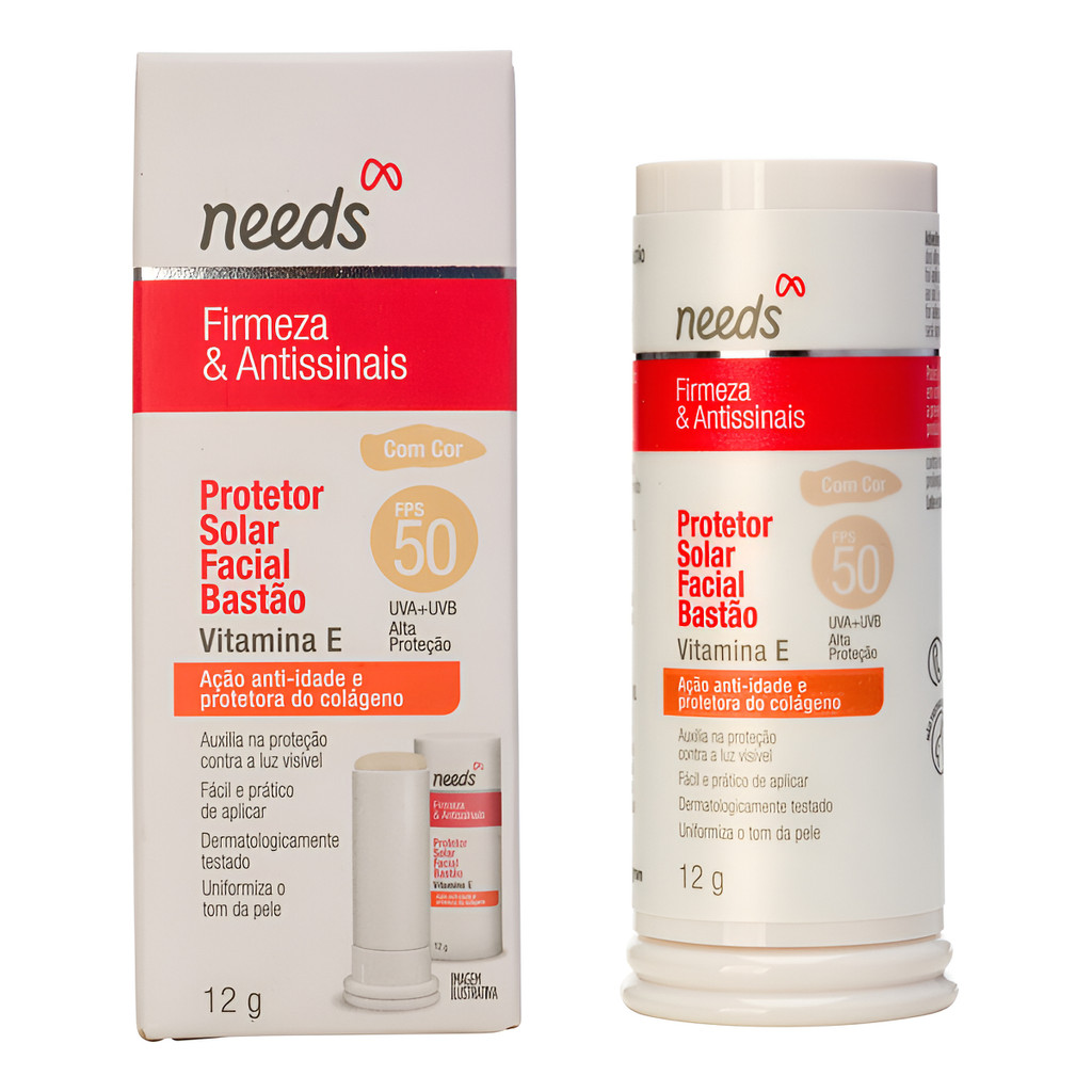 Protetor solar Needs Solar MARCA PROPRIA Needs Firmeza e Antissinais 50FPS