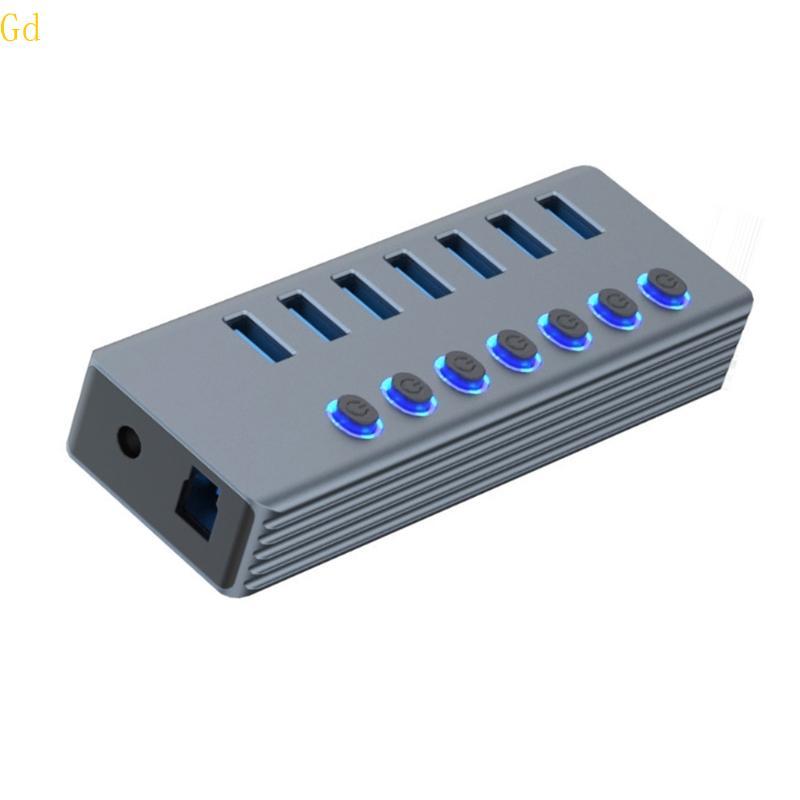 Gd Fast Speed USB 3.0 Multiports Hub Transferência 7 Portas Para Acessórios Computador