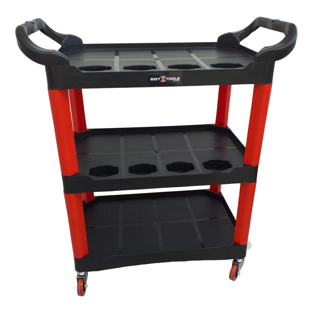 Carrinho Detailer Mecânico 360 3 Bandejas Sigma Tools