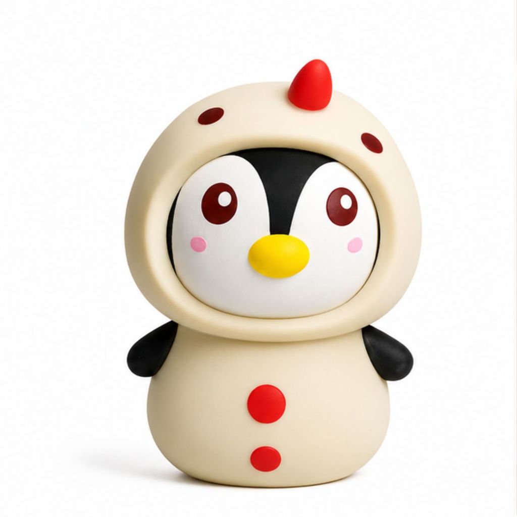 Flofy Pinguim Antiestresse de Apertar Sensorial Macio