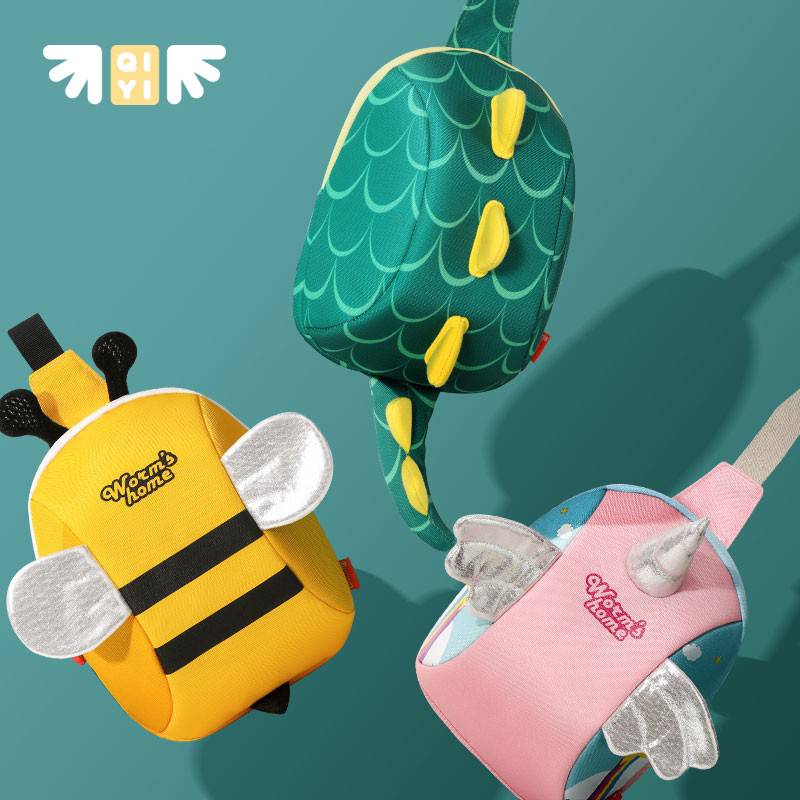 Novo estilo crianças pequeno saco menino verão moda bonito dos desenhos animados menina bebê saco de peito na moda saco