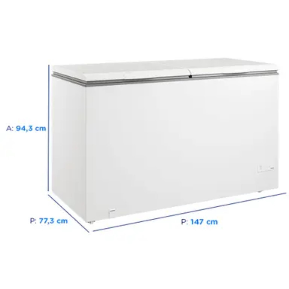 Freezer 528 Litros 2 Porta Horizontal Degelo Manual CHB53MB Consul — imagem 2 de 2