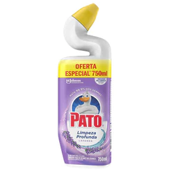 Pato Desinfetante Gel Lavanda Limpeza Profunda Squeeze 750ml