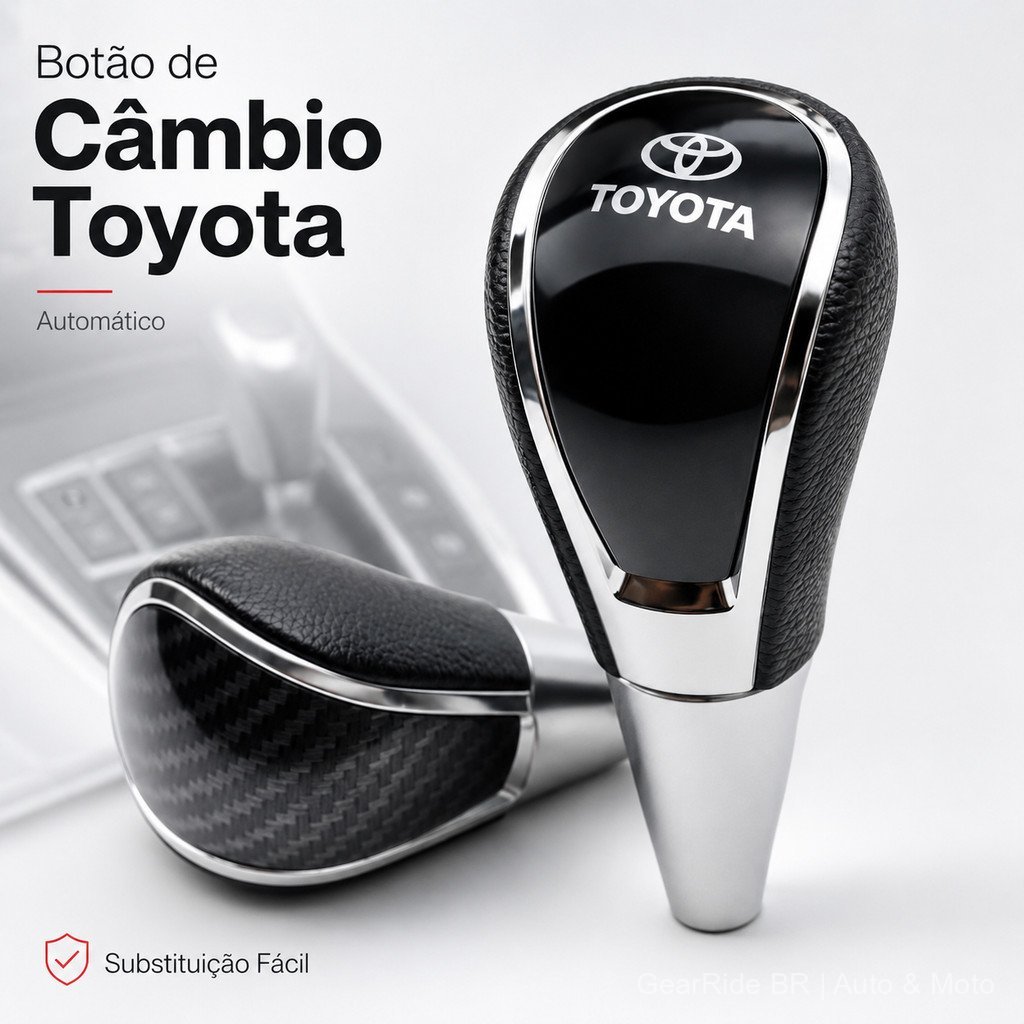 Manopla de Câmbio Automática para Toyota Hilux, Acessório Interno de Substituição, 100% Nova, Preta