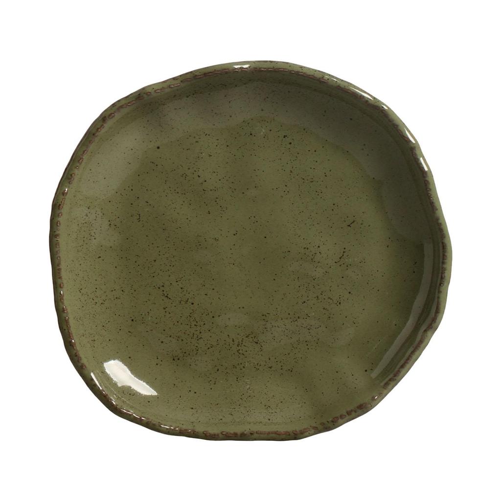 Conjunto com 4 Pratos de Sobremesa Orgânico Eco Jade Ø19cm