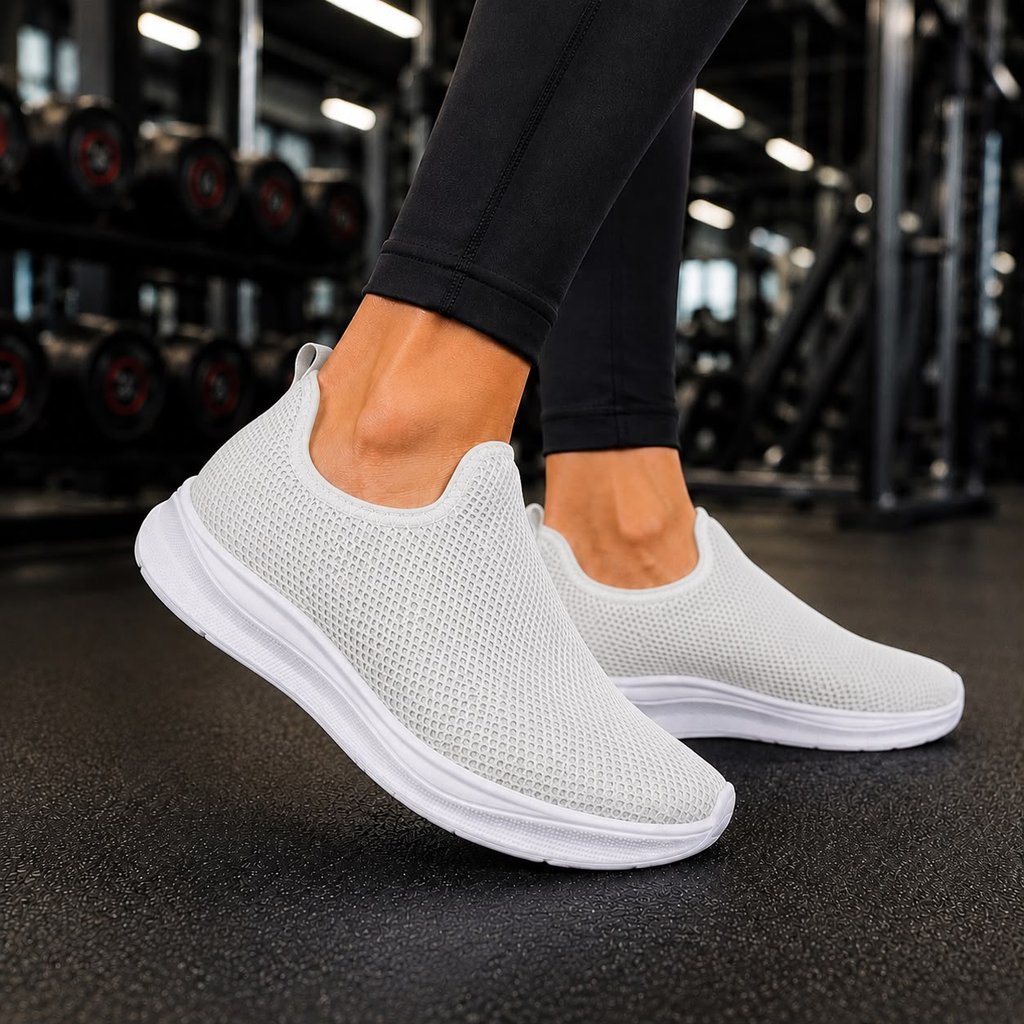 LANÇAMENTO PROMOÇÃO NRSTTORE Tênis  Meia Feminino Casual Sem Cadarço Leve e Macio Promoção Lançamento entrega rápida