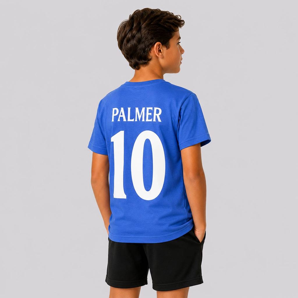 Camisa Chelsea Palmer N° 10 Juvenil Azul