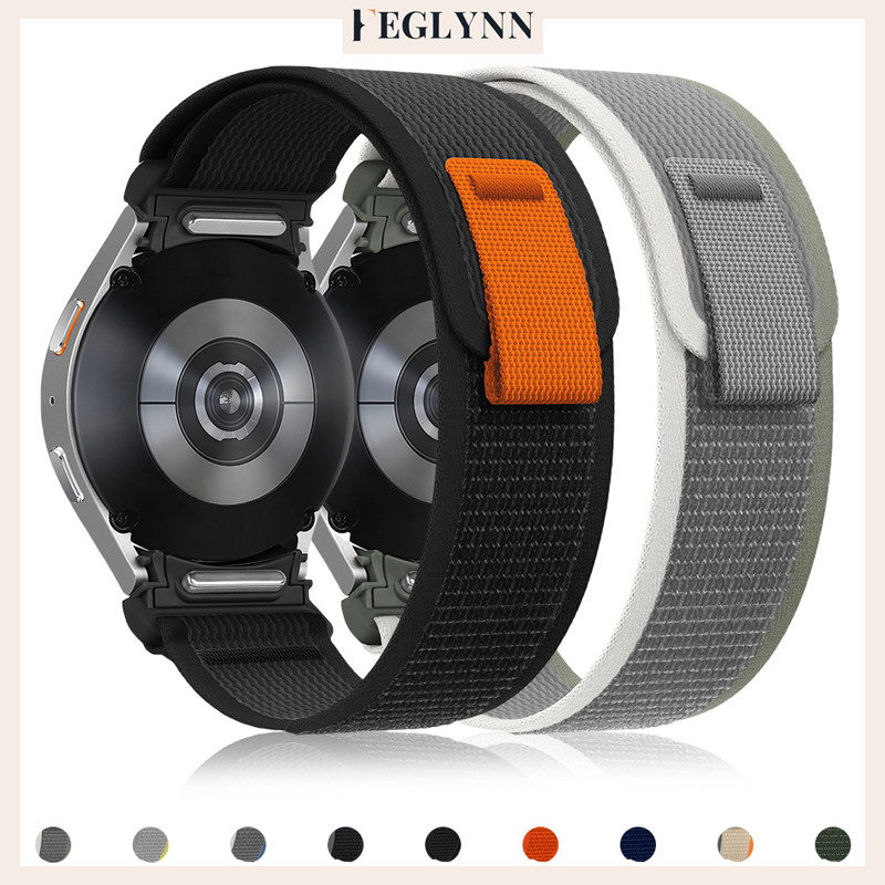Pulseira De Strap Trail Loop Nailon Para Relógio Smartwatch Samsung Galaxy Watch FE 7 6 5 4 5 Pro 45mm 40mm 44mm