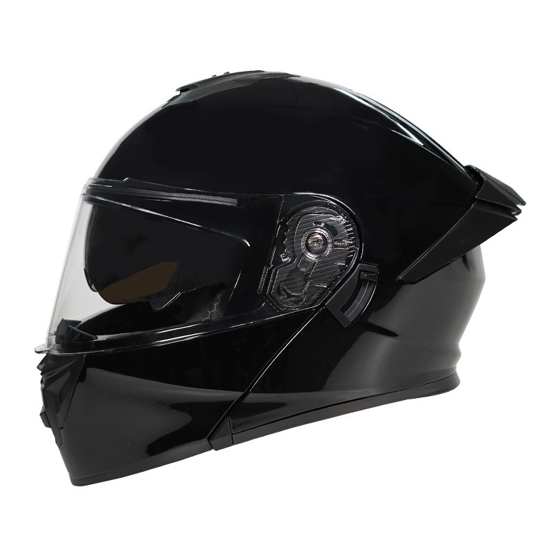 Capacete de Moto Unissex Modular Totalmente Fechado com Viseira Dupla