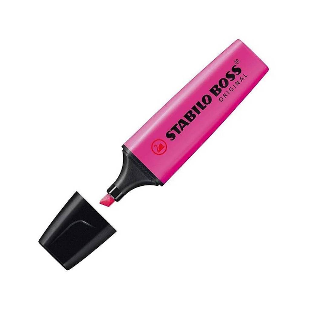 Pincel marca texto Boss Pastel Rosa Escuro 70/58 Stabilo