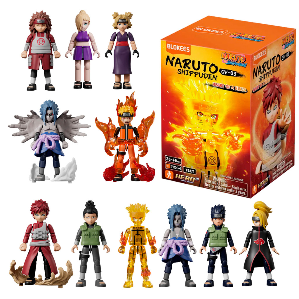 Blokees Naruto Shippuden Galaxy Version 03 Heart of a Ninja