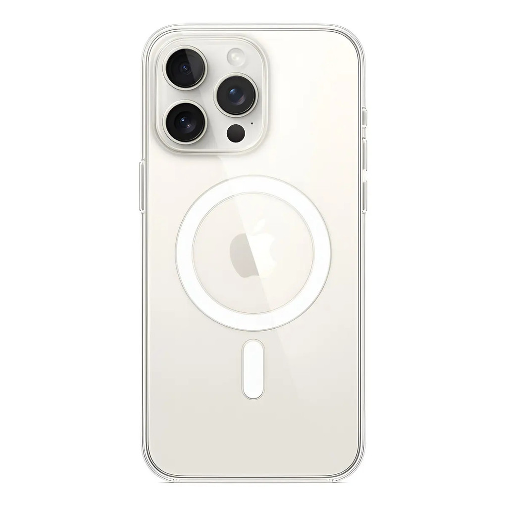 Capa Apple Clear Case Magsafe iPhone 15 Transparente