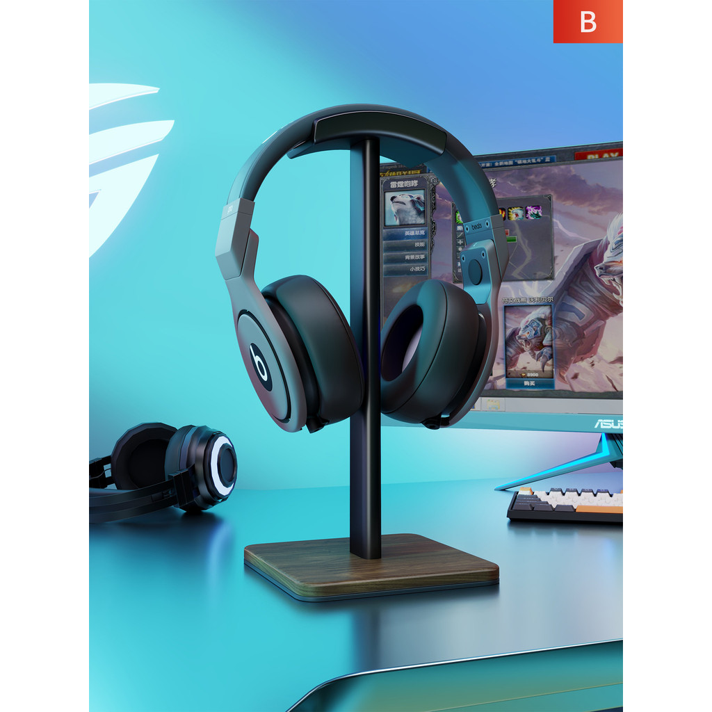 Suporte de fone de ouvido criativo para jogos Fone de ouvido Suporte Universal A