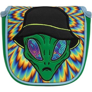 Capa para Putter de Golfe, Protetor de Cabeça de Taco de Golfe Tipo Half Mallet com Fecho Magnético para Scotty, Cameron