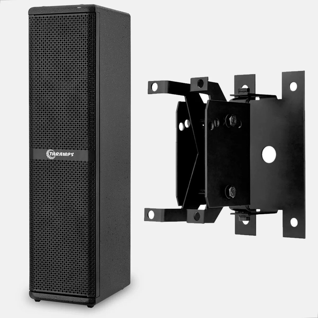 Imagem Kit 2 Caixas Acústica Taramps T 400.4 Hf 8 Ohms Com Suporte