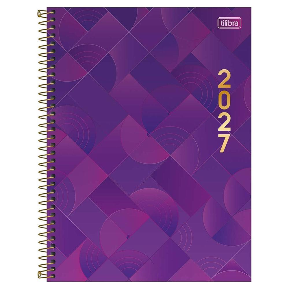 Agenda Executiva Espiral Spot 2027 200 Folhas Roxo - Tilibra