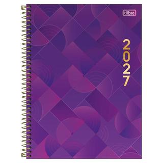 Agenda Executiva Espiral Spot 2027 200 Folhas Roxo - Tilibra