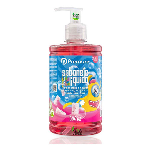 Sabonete Líquido Kids Chiclete Tutti-Frutti 500ml - Premisse